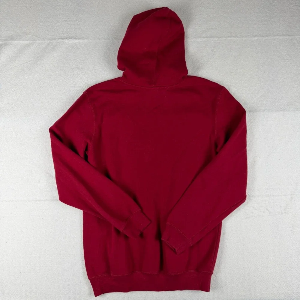 NFL Team Apparel Houston Texans Youth XL 18 Red Pullover Hoodie Embroidered Logo